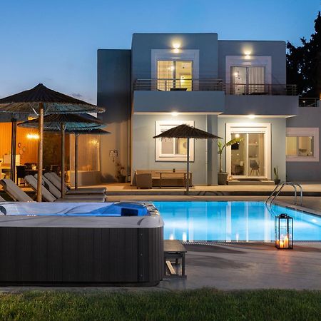 Ethria Pool Villa With Heated Jacuzzi Afantou Exteriör bild